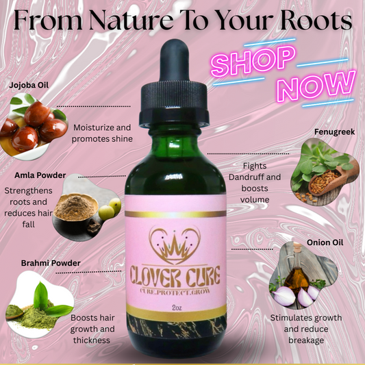 Clover Cure Hair Growth Oil - 2oz